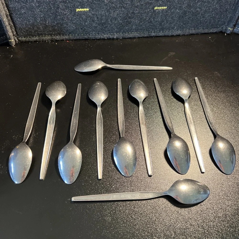 Lot of 12‎ Rogers Co Stanley Roberts ENSENADA Spoons Stainless Flatware 6.75